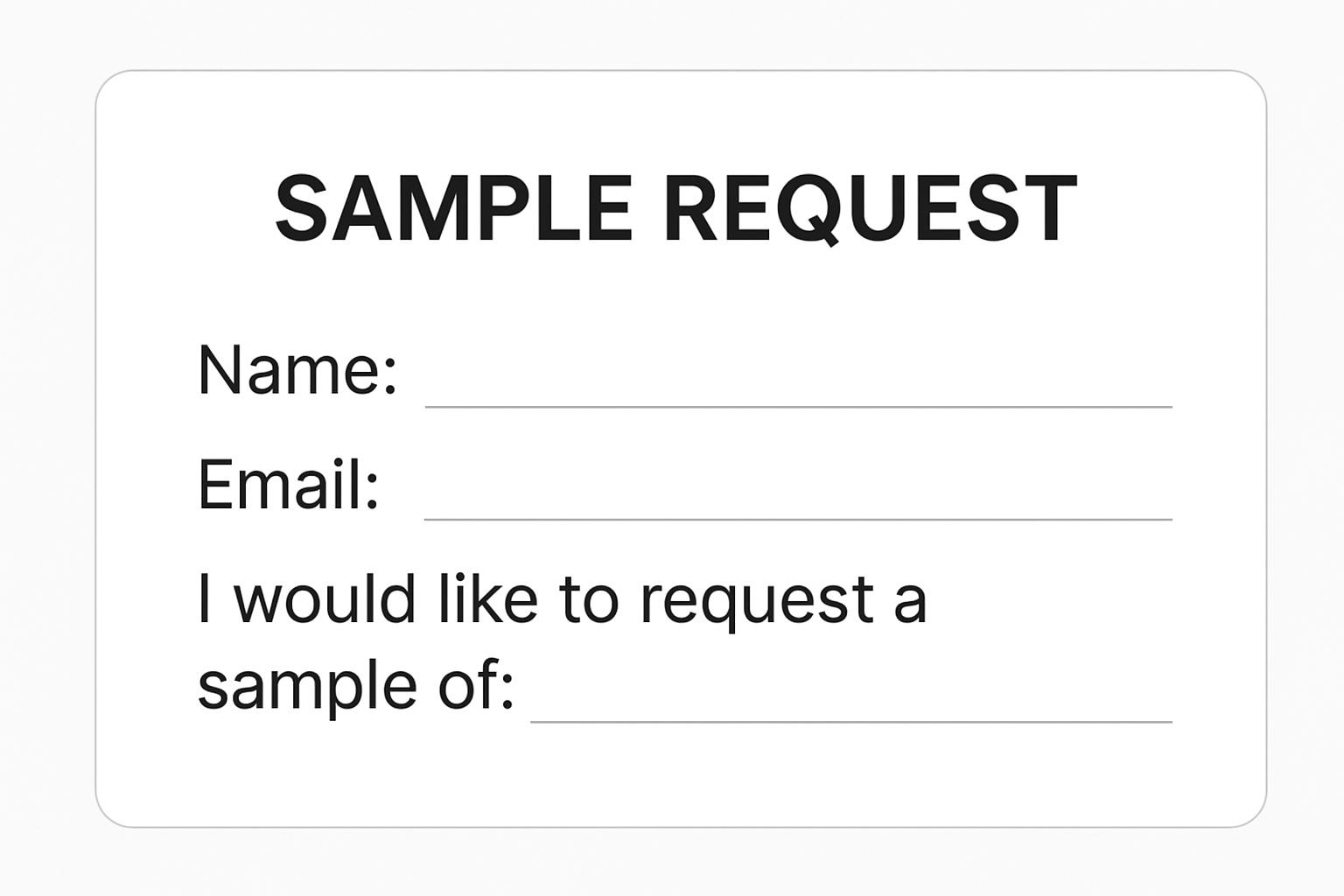 درخواست سمپل